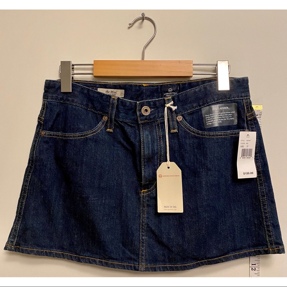 AG Jeans Mini Denim Skirt